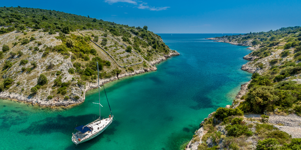 Boat on Croatian Coast