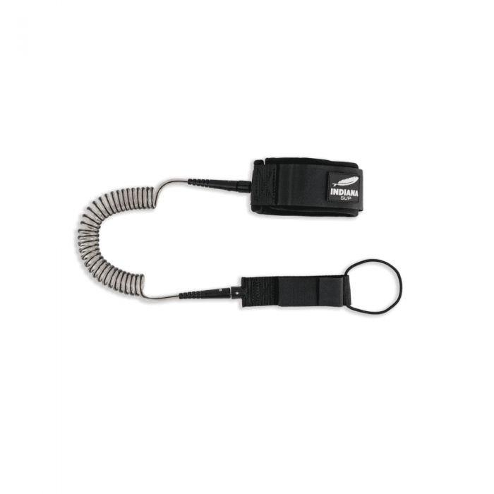 Coiled safety leash