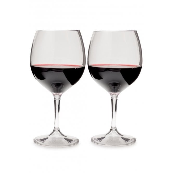 GSI Outdoors Nesting Red Wine Glass Set