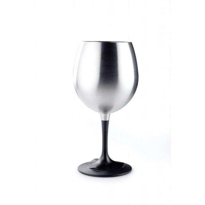 GSI Outdoors Stainless Nesting Red Wine Glass 