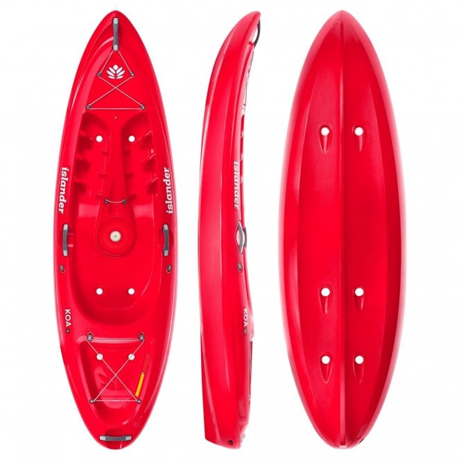 Islander Koa Beach Sit On Top Kayak inc Seat + 1pc 215cm Paddle