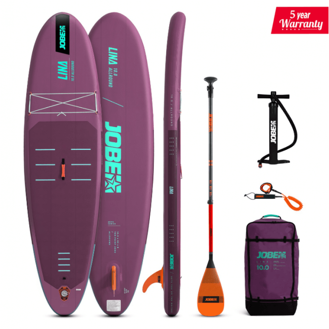 Jobe Aero Lina SUP 10'0 Package - Purple