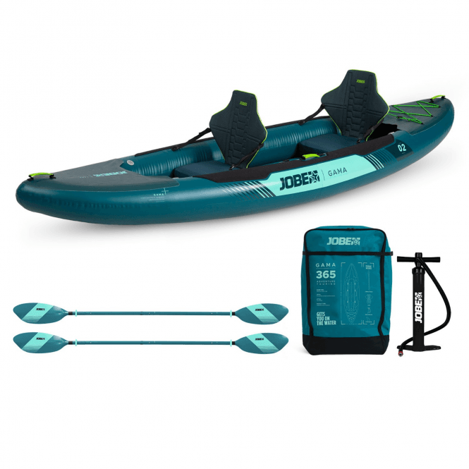 Jobe Gama Inflatable 2 Person Kayak - Atlantic Green