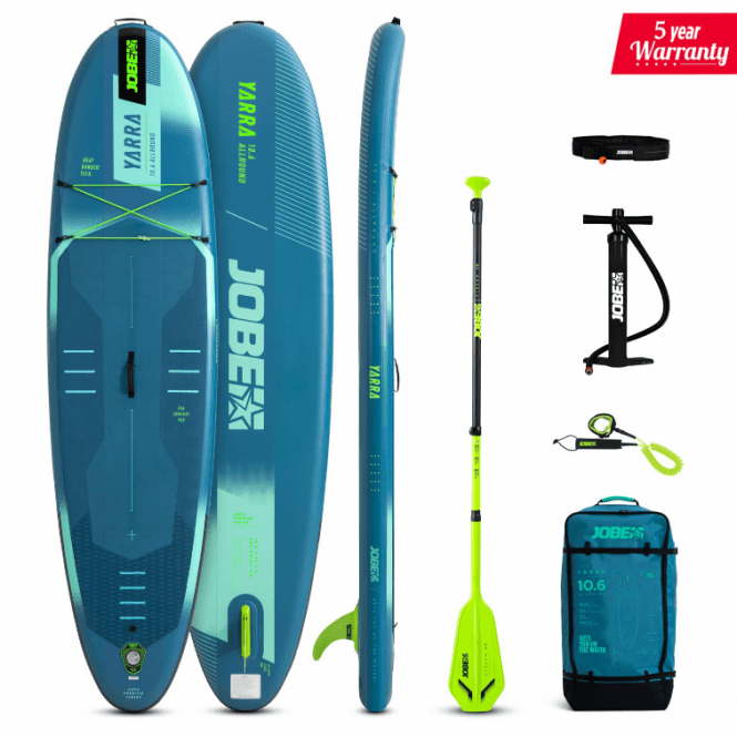 Jobe Yarra 10.6 Inflatable Paddle Board Package Steel Blue