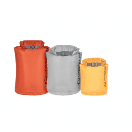 Ultralight Small Dry Bag Multipack - Rust/Grey/Yellow