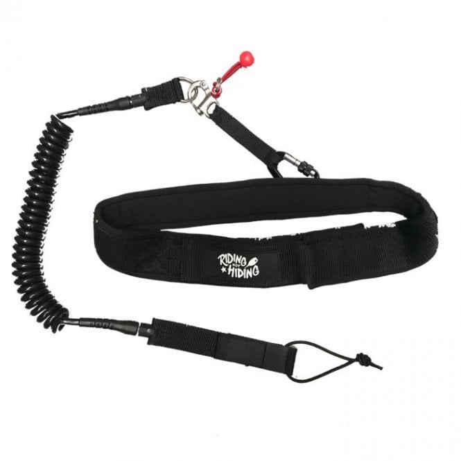 Riding Not Hiding Coiled SUP Waist Leash Premium 