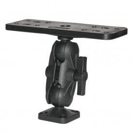 Scotty 163 1½ " Ball Mounting System with Large Fish Finder, Post and Side/Deck Mount