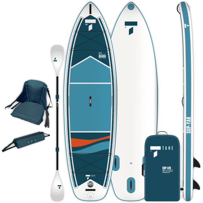 TAHE Kayaks SUP-Yak + Kayak Kit Air 10'6 Beach Pack 