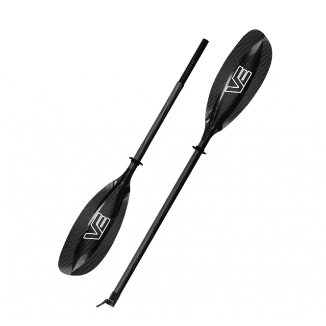 Vertical Elements (VE) Paddles Skera Carbon Blades Glass Shaft 2pc Touring Paddle